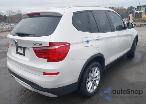 2015 BMW X3 Sdrive28I из США, поврежденный, VIN 5UXWZ7C5XF0M82581